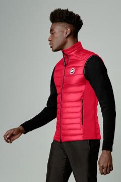 Chamarras Canada Goose Hombre México - Hybridge Lite Chalecos Rojos HX7032945